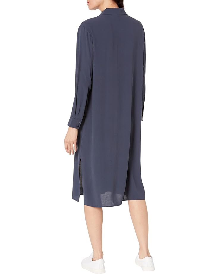 

Платье Eileen Fisher Calf Length Shirtdress, цвет Ocean