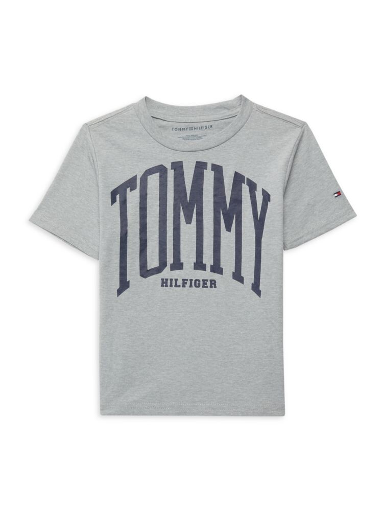 

Футболка с логотипом Little Boy's Tommy Hilfiger, цвет Grey Heather