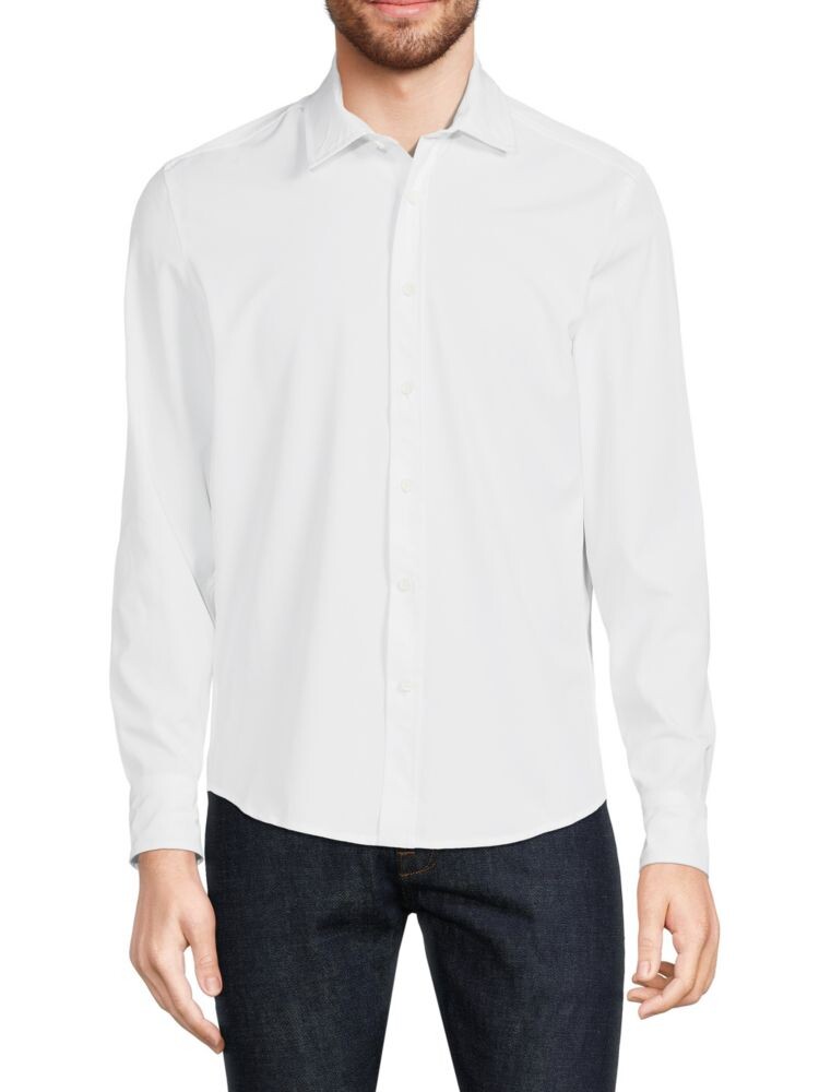 

Однотонная рубашка Kenneth Cole, белый