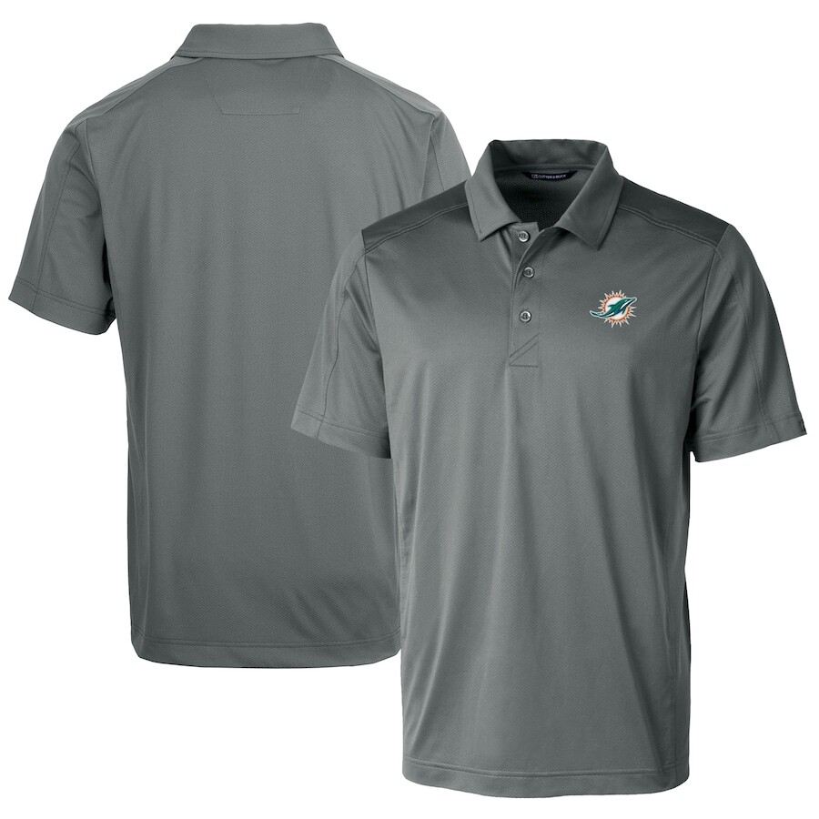 

Поло с коротким рукавом Cutter & Buck Miami Dolphins, стальной