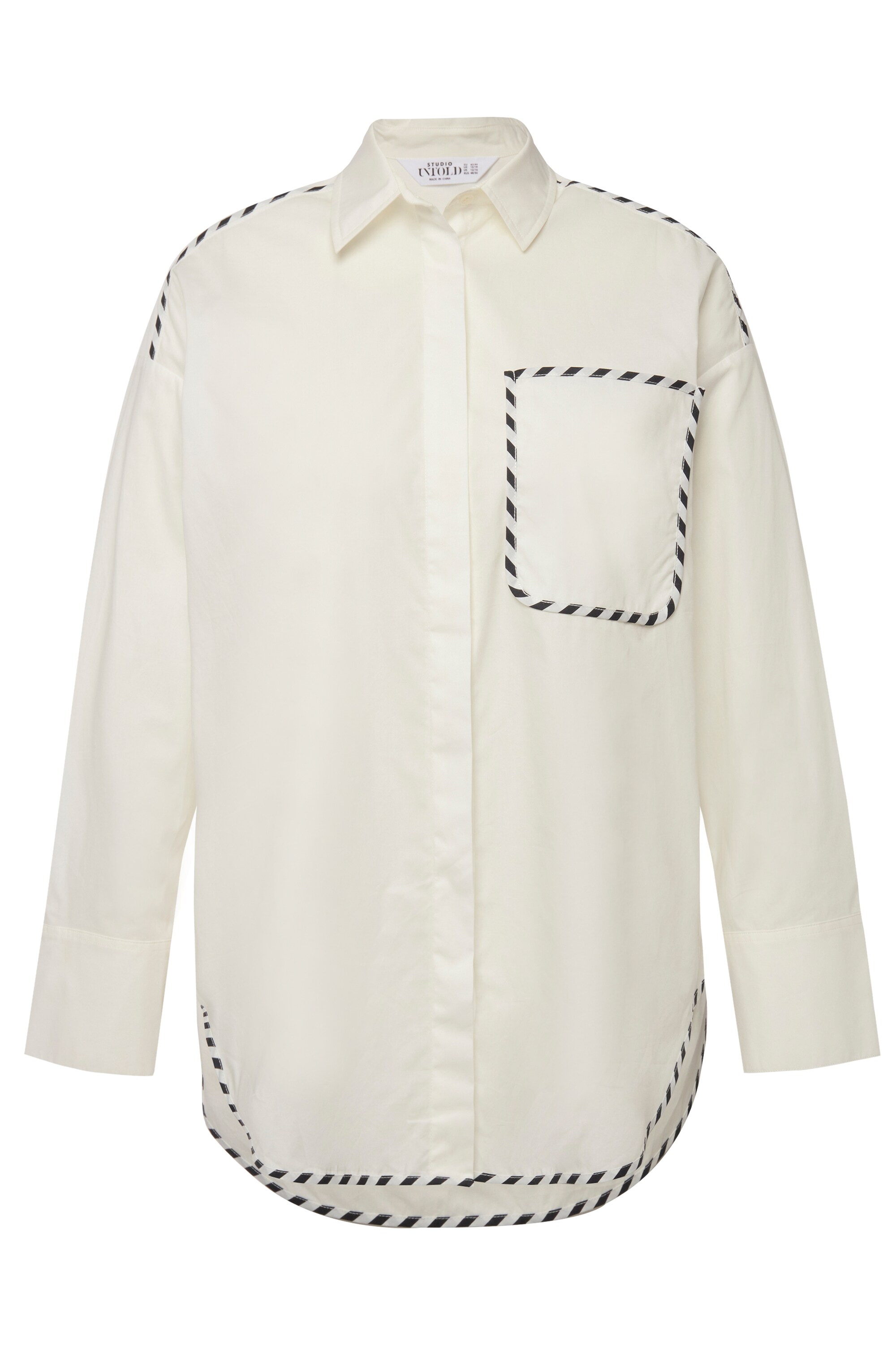 Блуза Studio Untold Hemd, белый блуза studio untold hemd антрацит