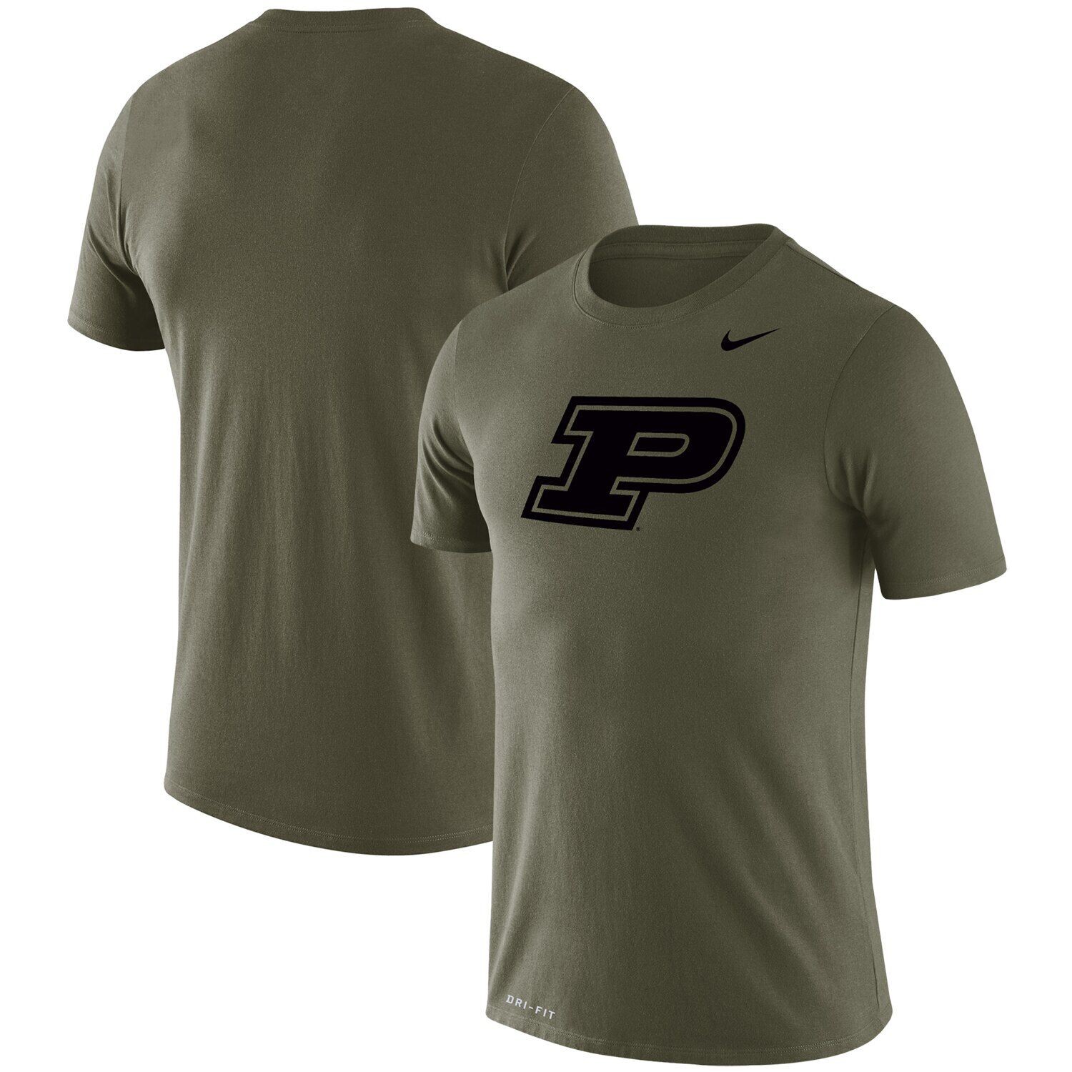 

Мужская зеленая футболка Nike Purdue Boilermakers в тон с логотипом Legend Performance