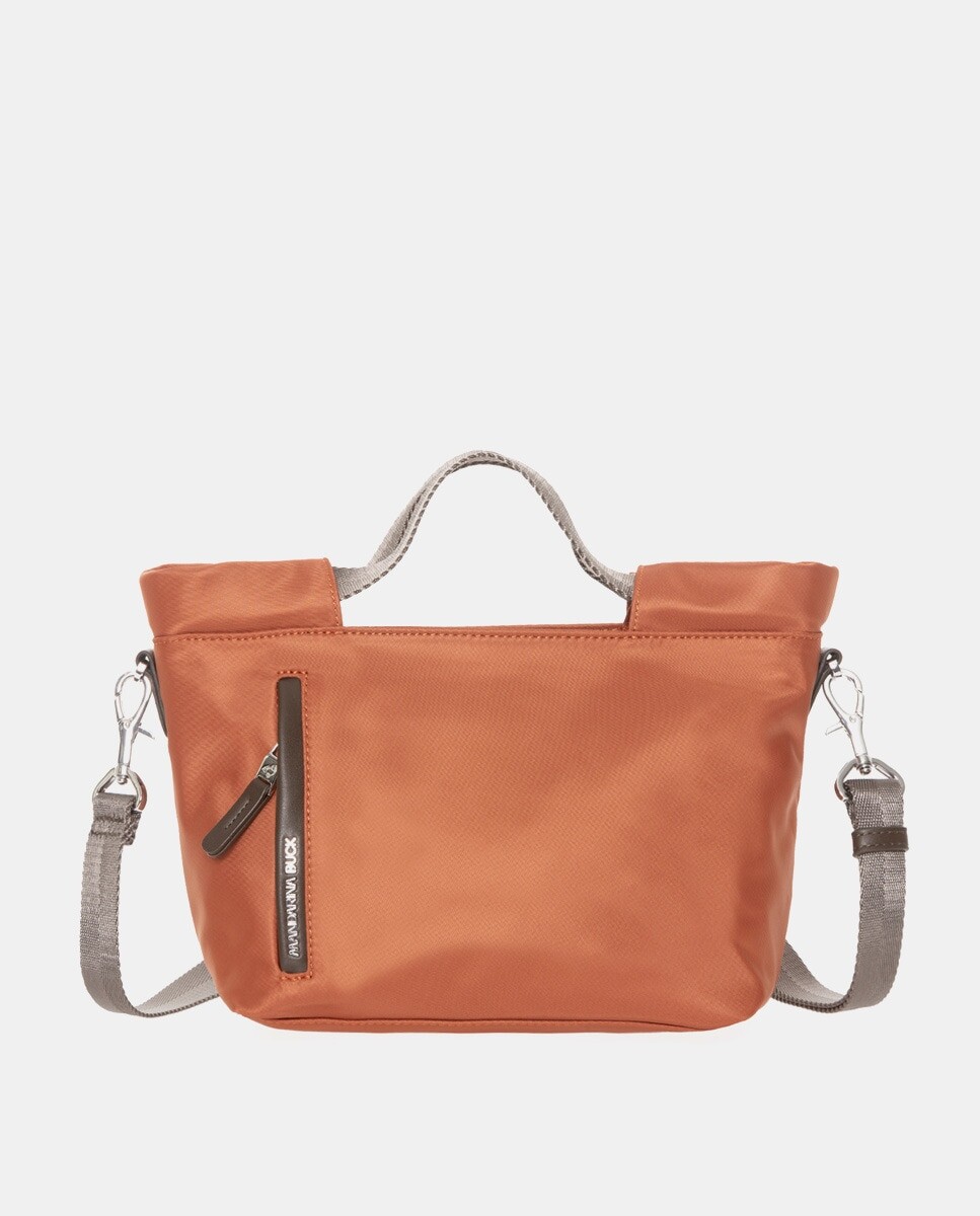 

Сумочка со съемным ремнем через плечо оранжевого цвета Mandarina Duck, оранжевый