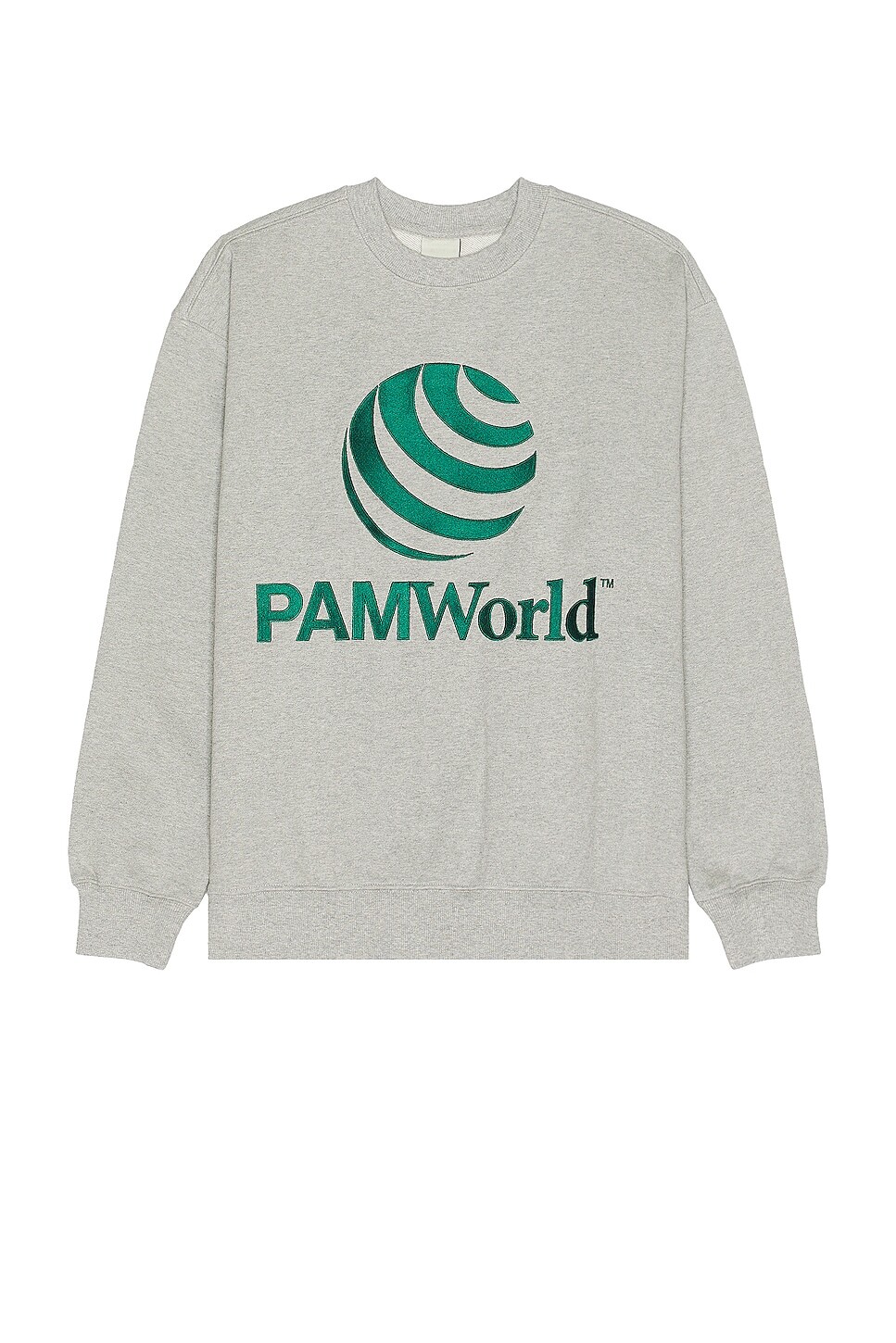

Свитер P.A.M. Perks And Mini P.A.M. World Crew Neck, цвет Grey Marle