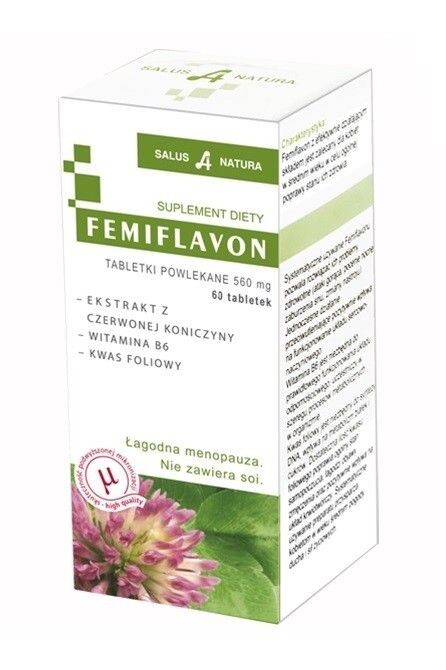

Препарат, облегчающий симптомы менопаузы Femiflavon, 60 шт