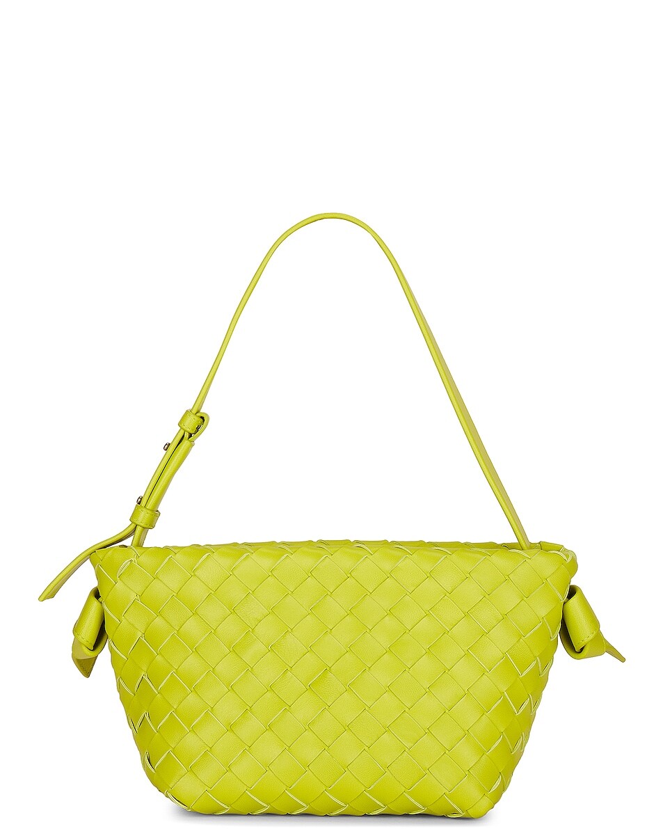 

Сумка через плечо Bottega Veneta Tie, цвет Acid Kiwi & Silver