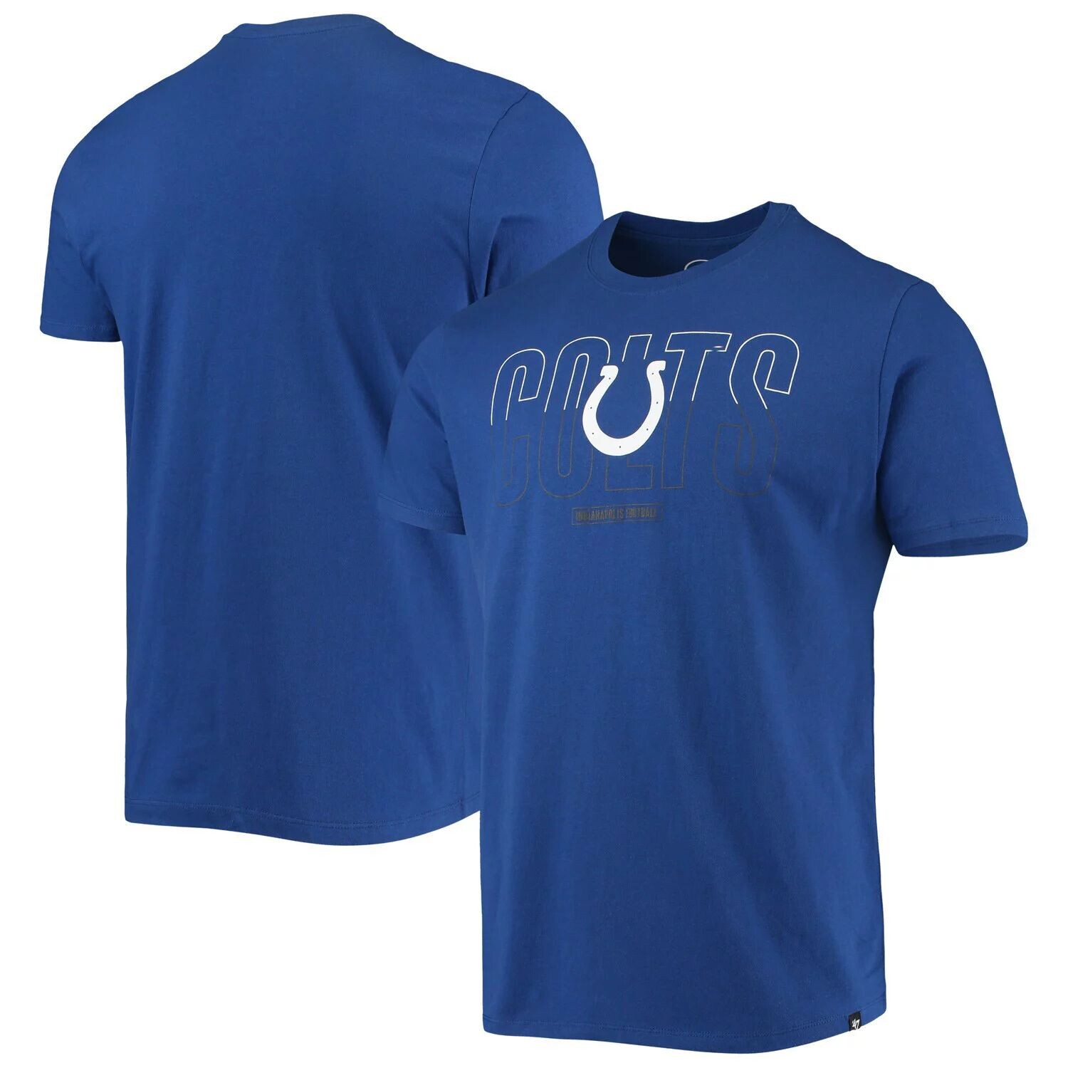 

Мужская футболка '47 Royal Indianapolis Colts Split Squad Super Rival Team