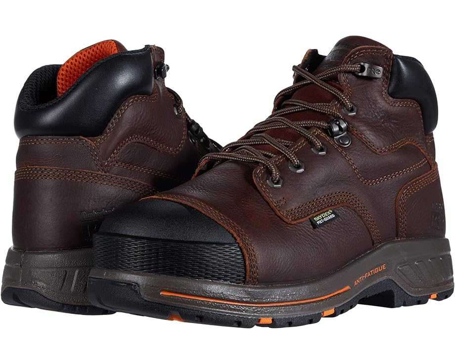 Ботинки Timberland PRO 6 Helix HD Composite Safety Toe Internal Met Guard, коричневый