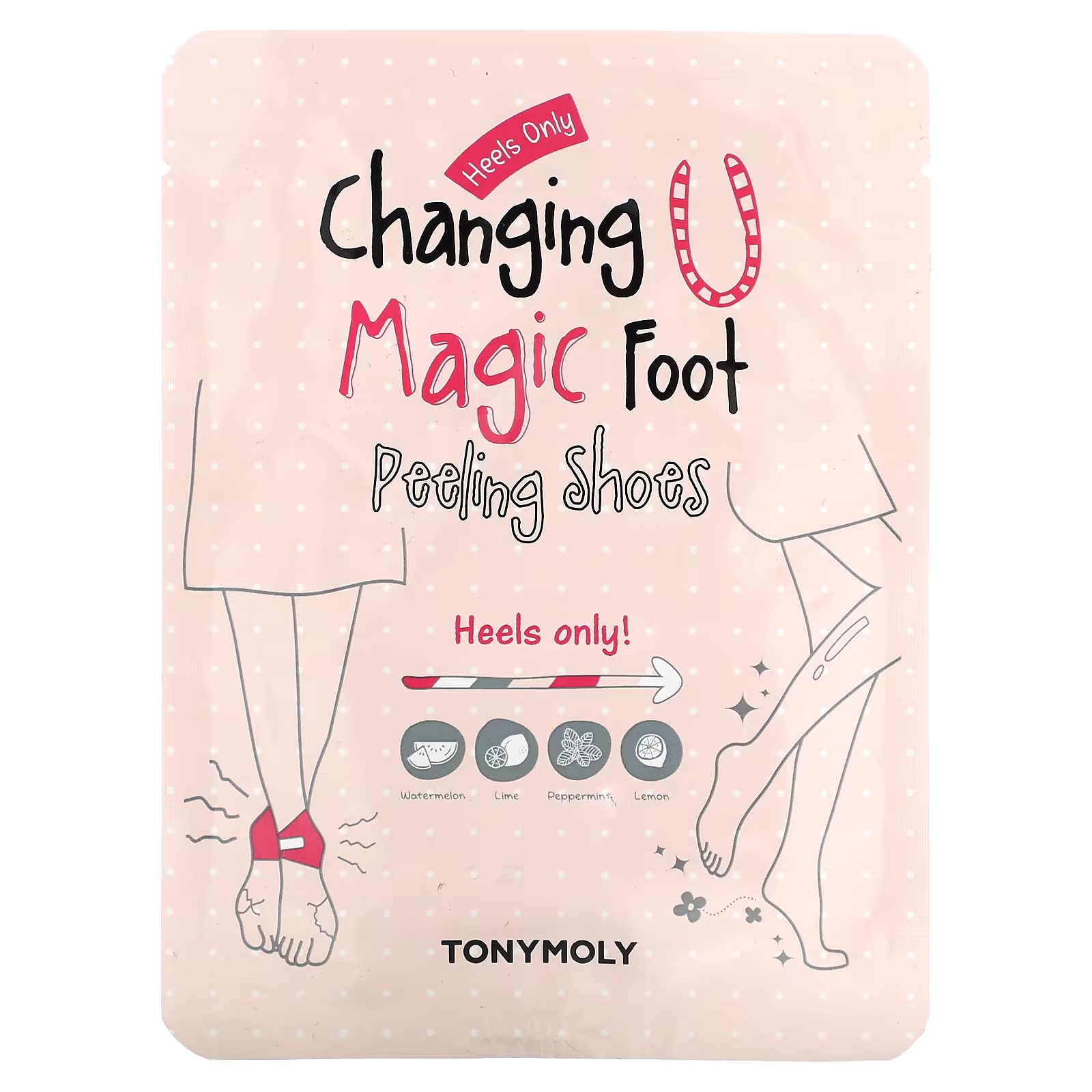 Пластырь для пилинга стоп Tony Moly U Magic, 18 гр. tony moly changing u обувь для пилинга magic foot 1 пара 0 60 унции 17 г каждая