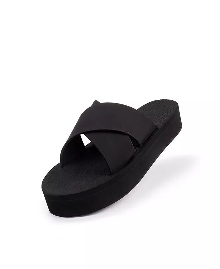 

Женские сандалии через плечо на платформе Indosole, черный