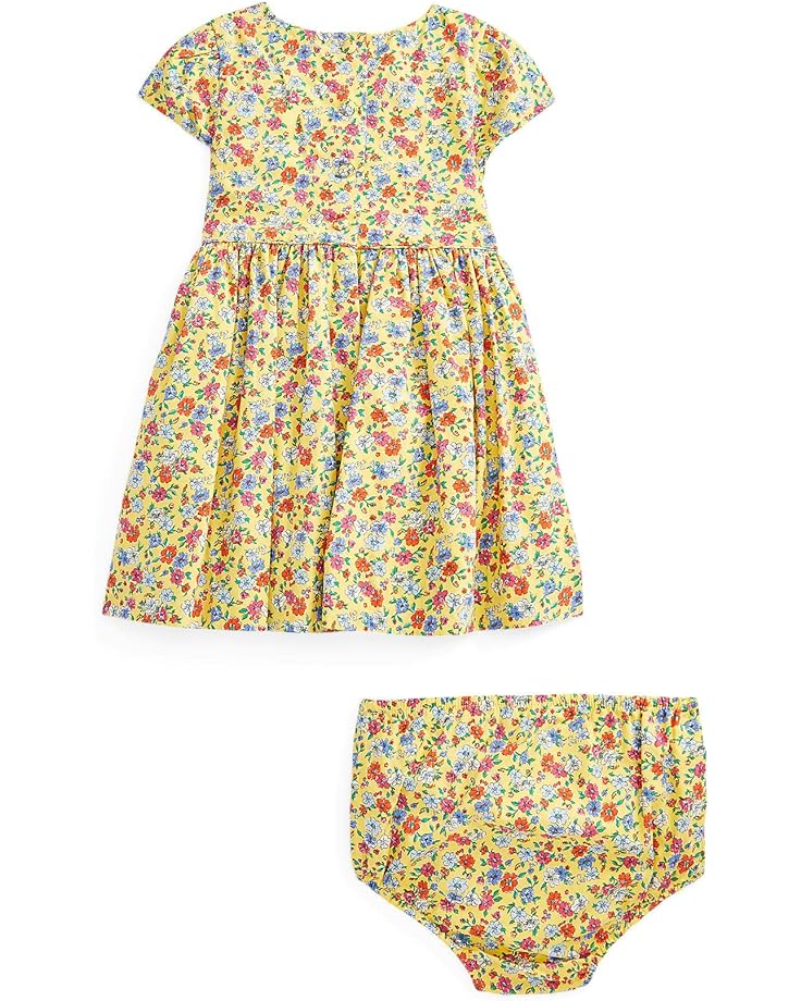 

Платье Polo Ralph Lauren Floral Cotton Poplin Dress & Bloomer, цвет Yellow Multi