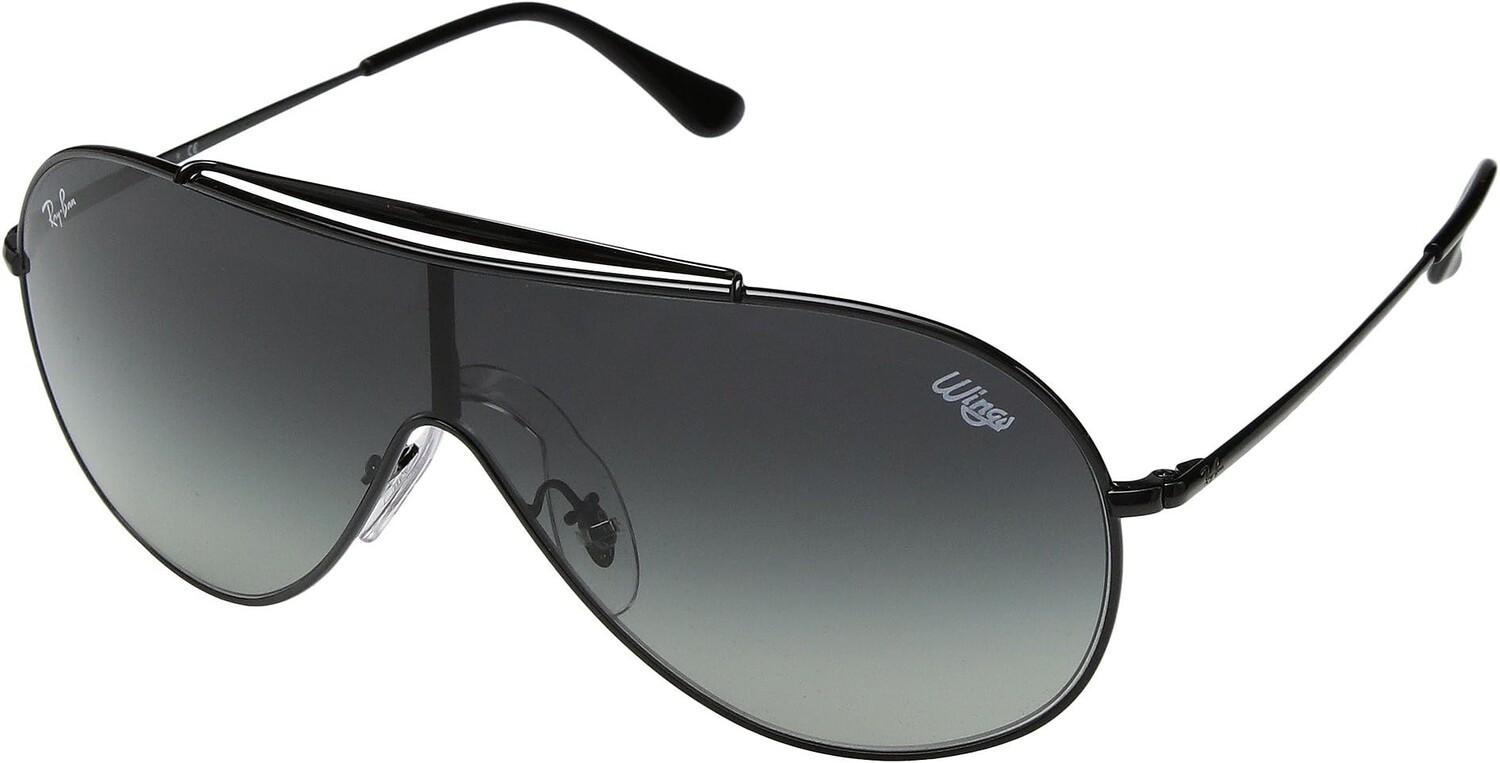 

Солнцезащитные очки Wings 0RB3597 33mm Ray-Ban, цвет Black/Dark Grey Gradient
