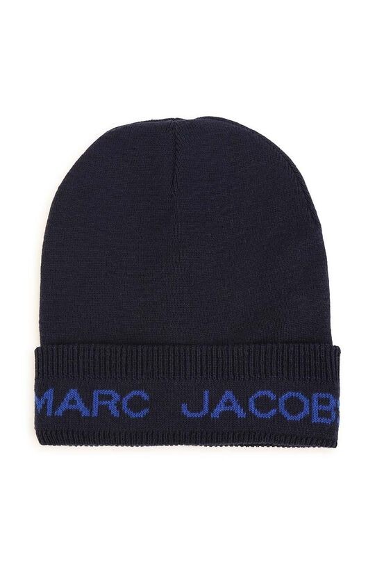 

Детская шапка из смесовой шерсти Marc Jacobs, темно-синий