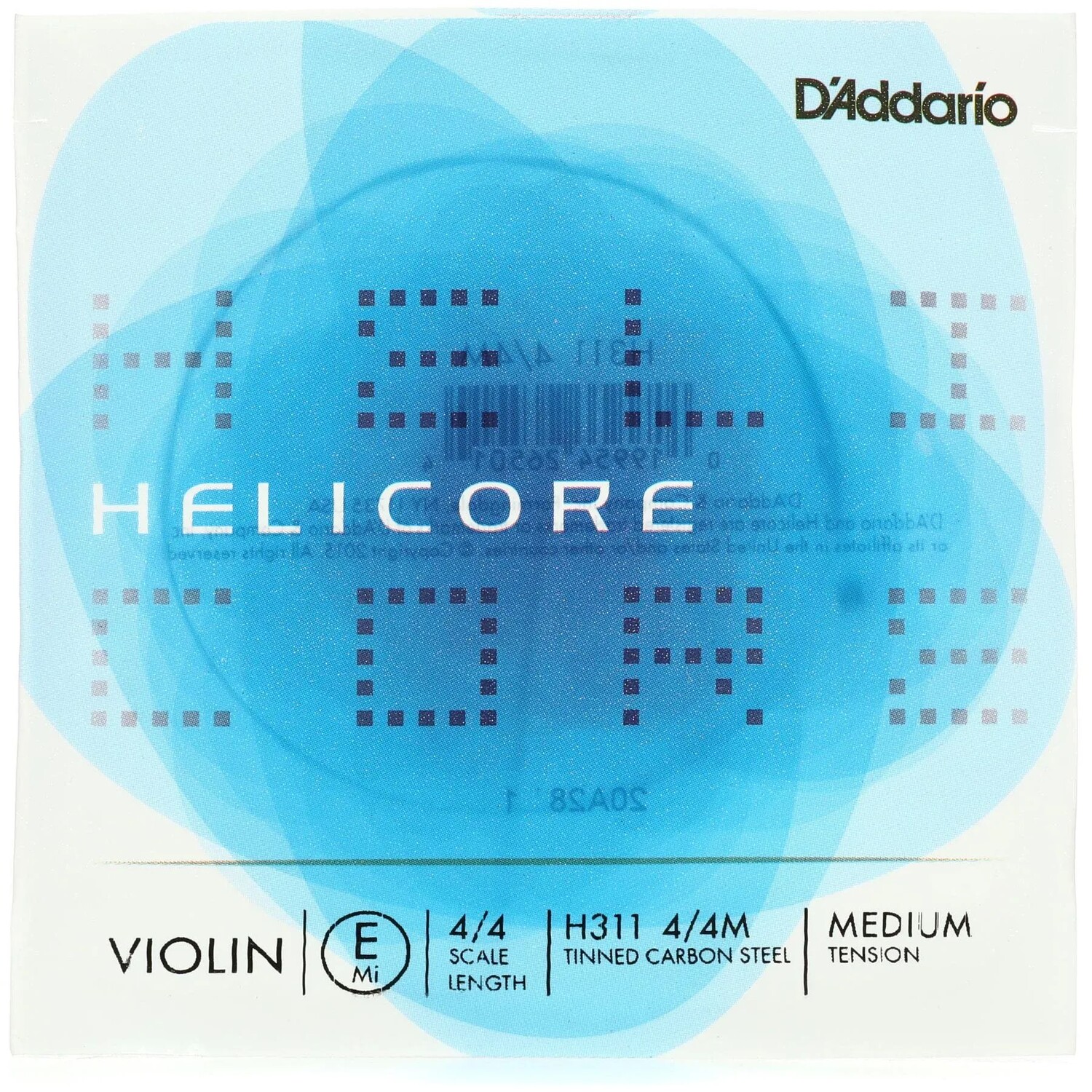 

D'Addario H311 4/4 мес., струна E для скрипки Helicore - размер 4/4 - среднее натяжение