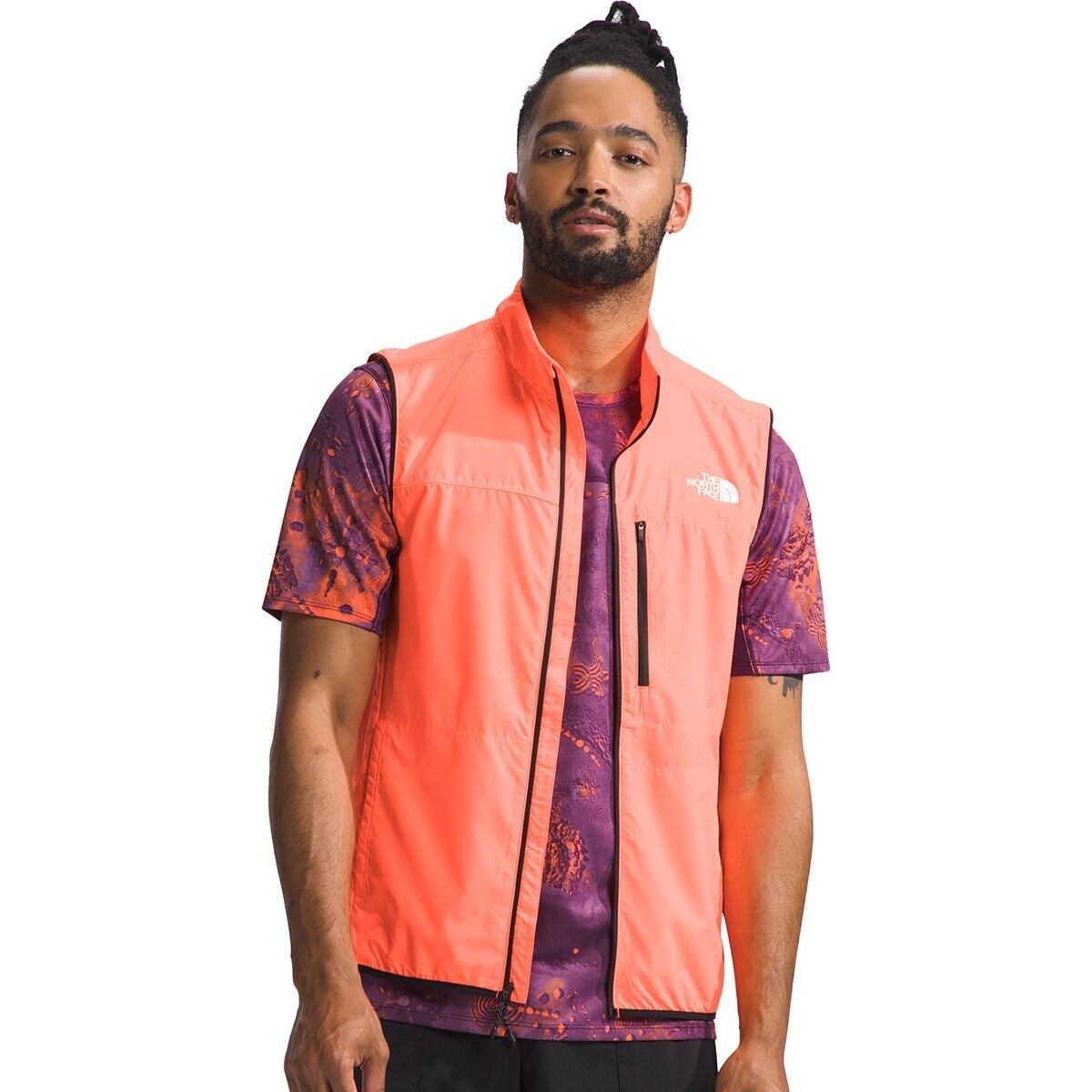 

Ветрозащитный жилет для более высокого бега The North Face, цвет vivid flame