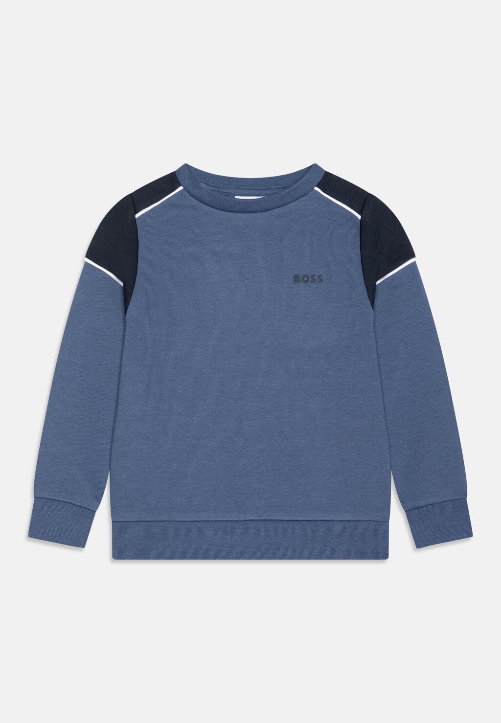 

Толстовка BOSS Kidswear, цвет slate blue