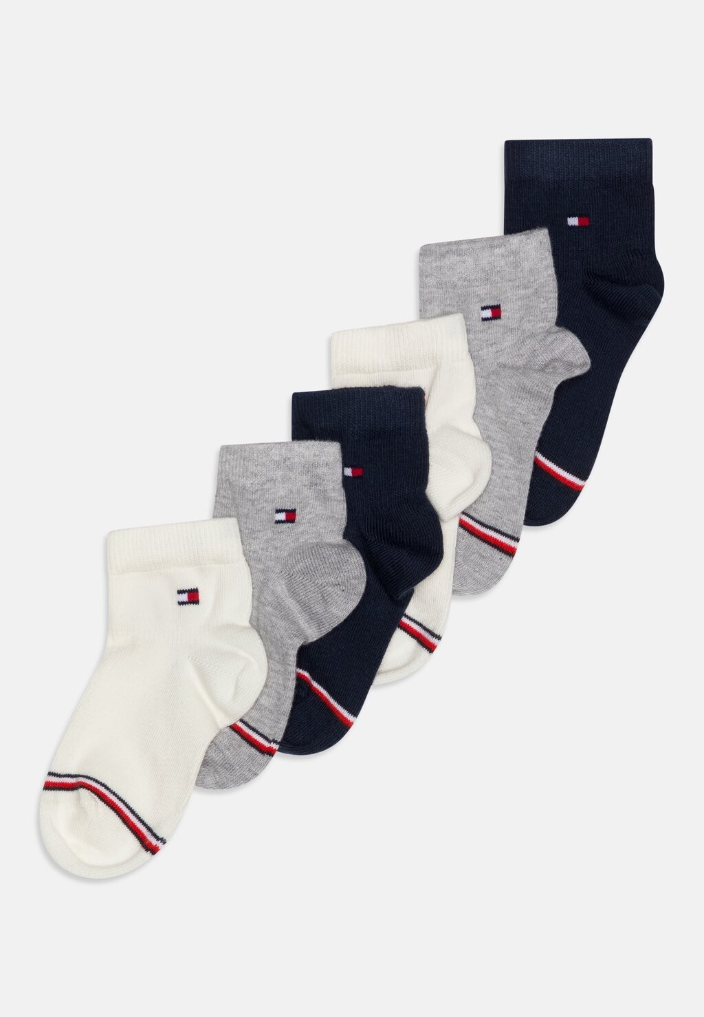 

Носки BABY UNISEX 6 PACK Tommy Hilfiger, цвет navy/white/grey melange