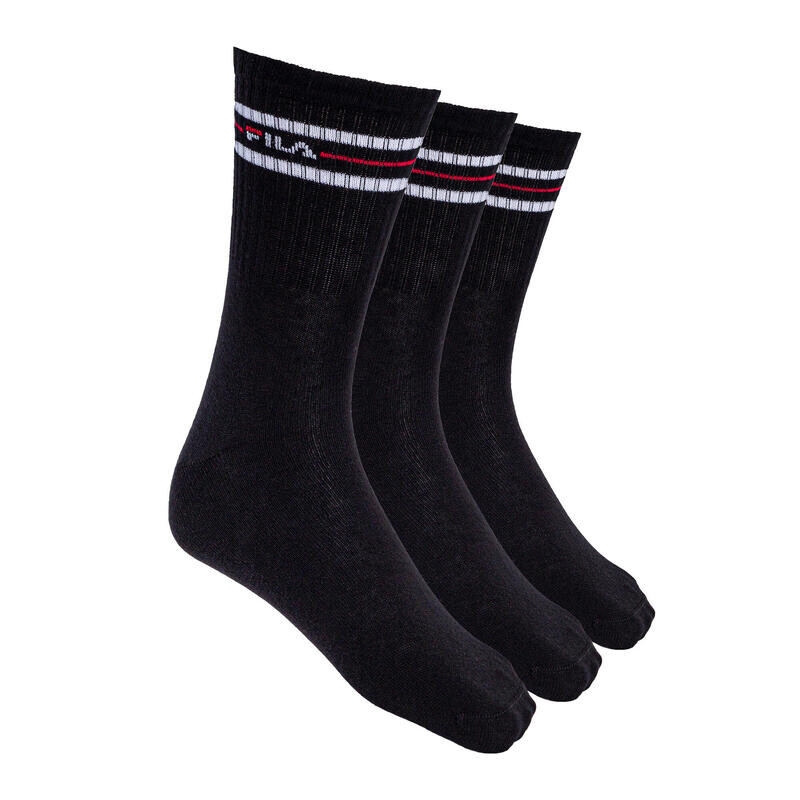 

Носки унисекс, 3 пары стрейч FILA, цвет schwarz