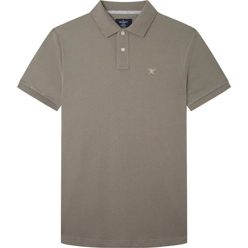 

Поло с коротким рукавом Hackett Slim Fit Logo, зеленый