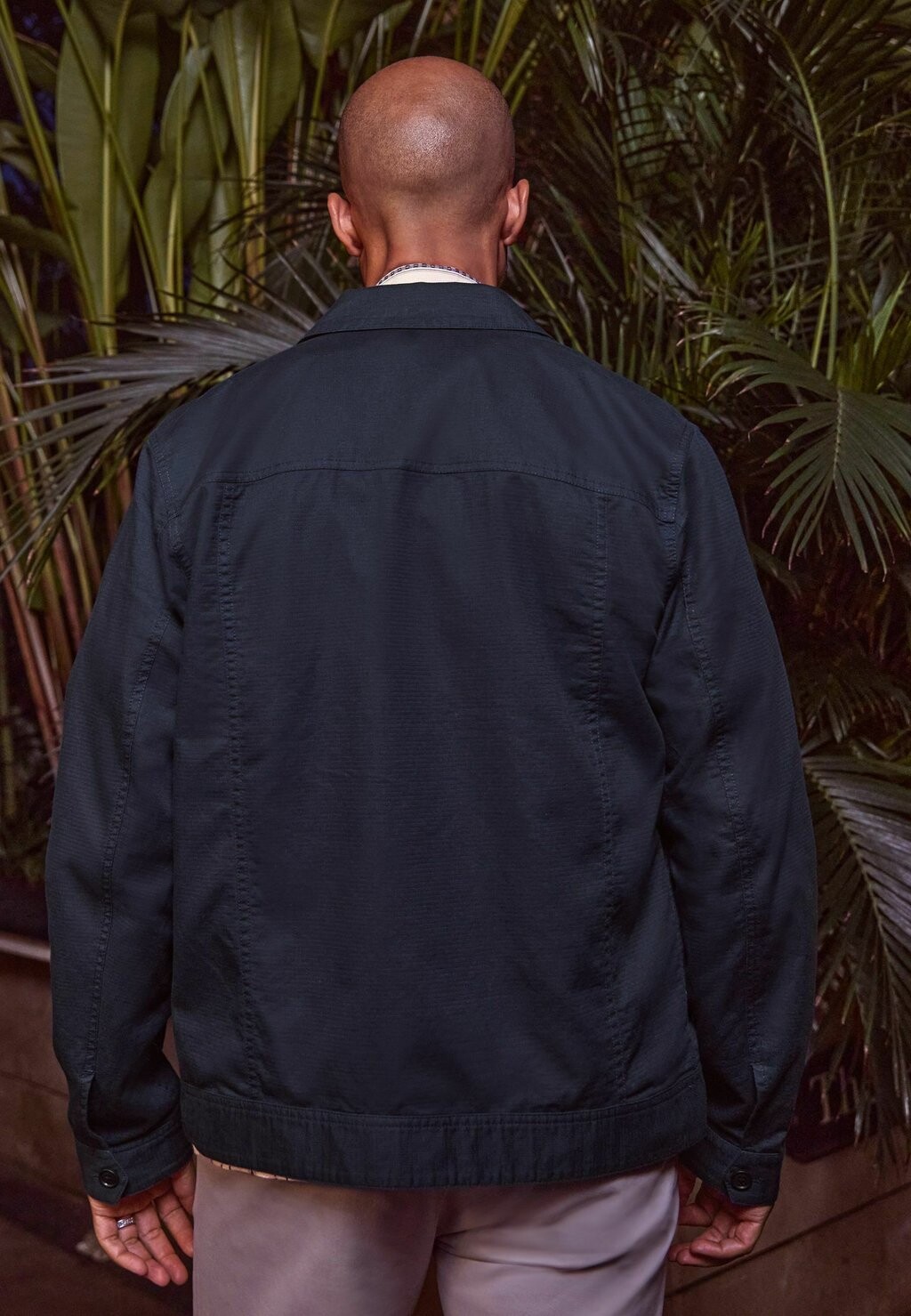 

REGULAR FIT Textured Button Up Next, Легкая куртка синий