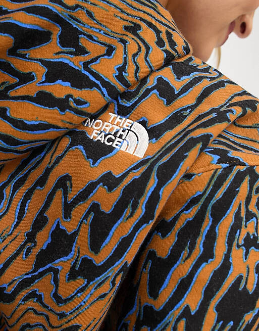 

Толстовка оверсайз с коричневым мраморным принтом The North Face Essential эксклюзивно на ASOS, Коричневый
