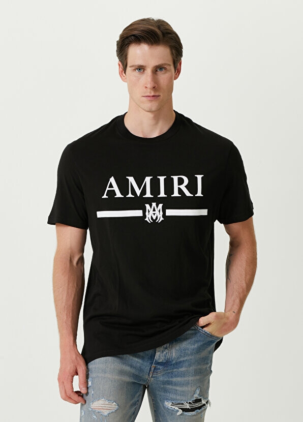 

Черная футболка с логотипом Amiri, Черный