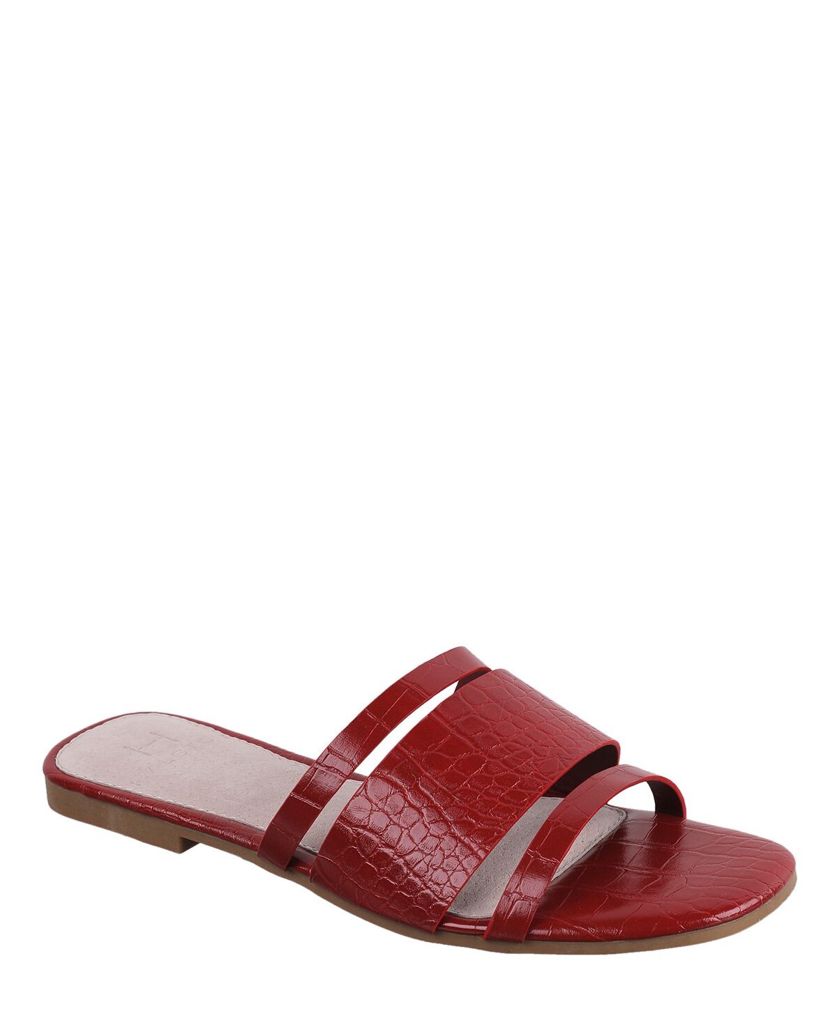 

Женские сандалии без шнуровки Raider Croco H Halston, красный