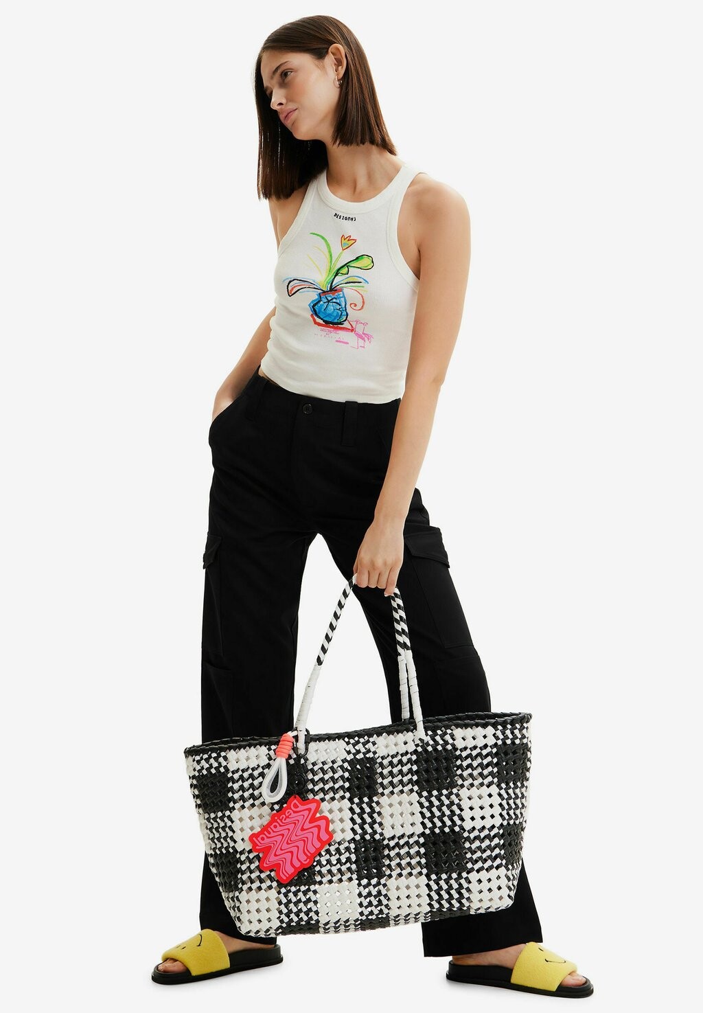 

Сумка для покупок Desigual, белый