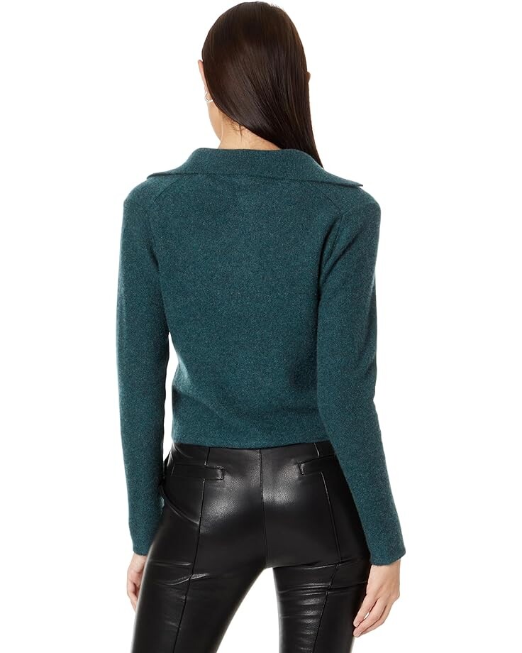 

Свитер Vince Polo Button Cardigan, цвет Heather Sea Quartz