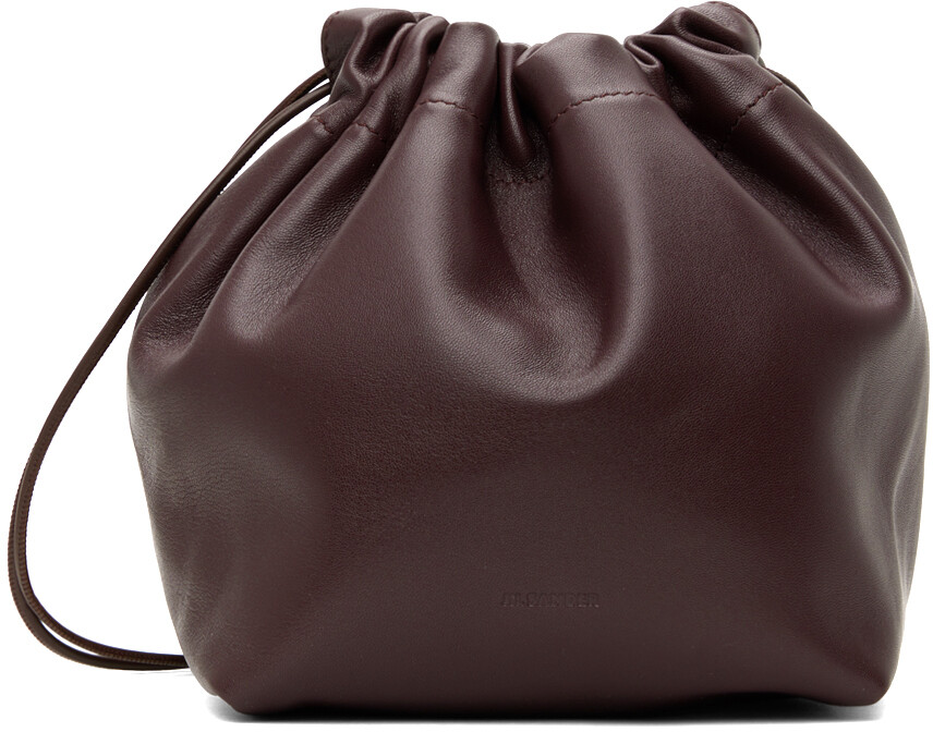 

Коричневая сумка для пельменей Jil Sander, цвет Chestnut brown