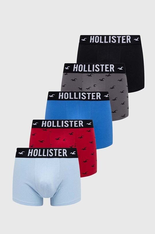 

Компания Холлистер 5 пар боксеров Hollister Co., красный