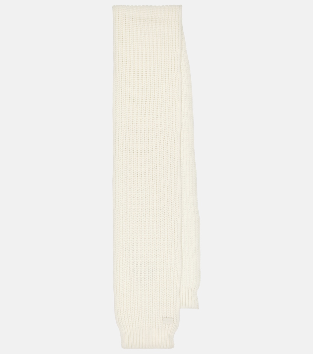 Кашемировый шарф Saint Laurent, белый