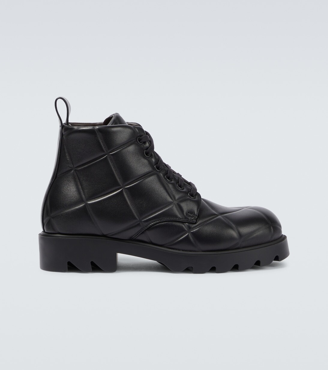 

Ботильоны Strut Grid из кожи с подкладкой Bottega Veneta, черный