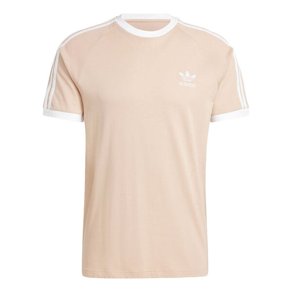 

Футболка adicolor classics 3 stripes футболка азиатские размеры Adidas, бежевый