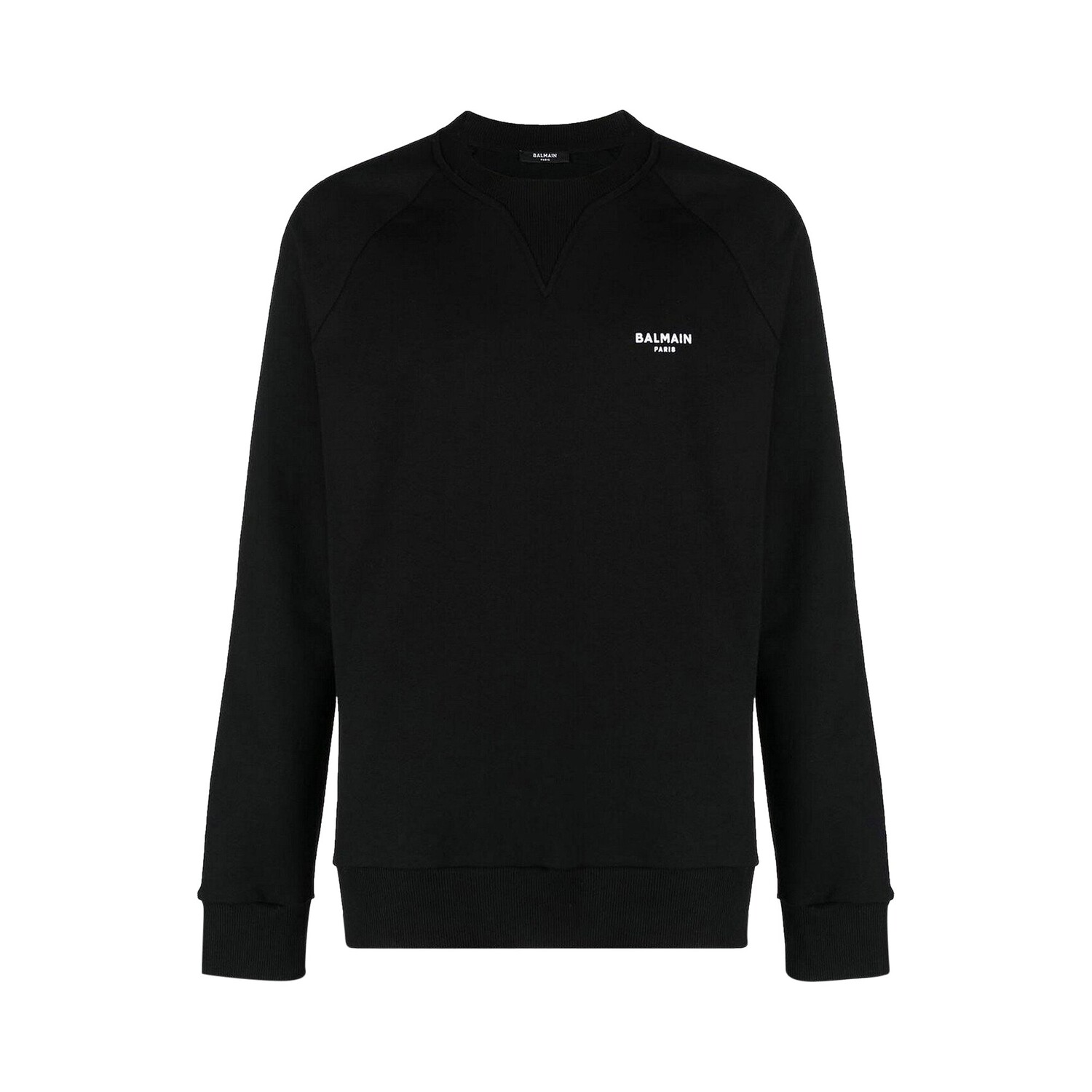 

Толстовка Balmain из флока, цвет Черный