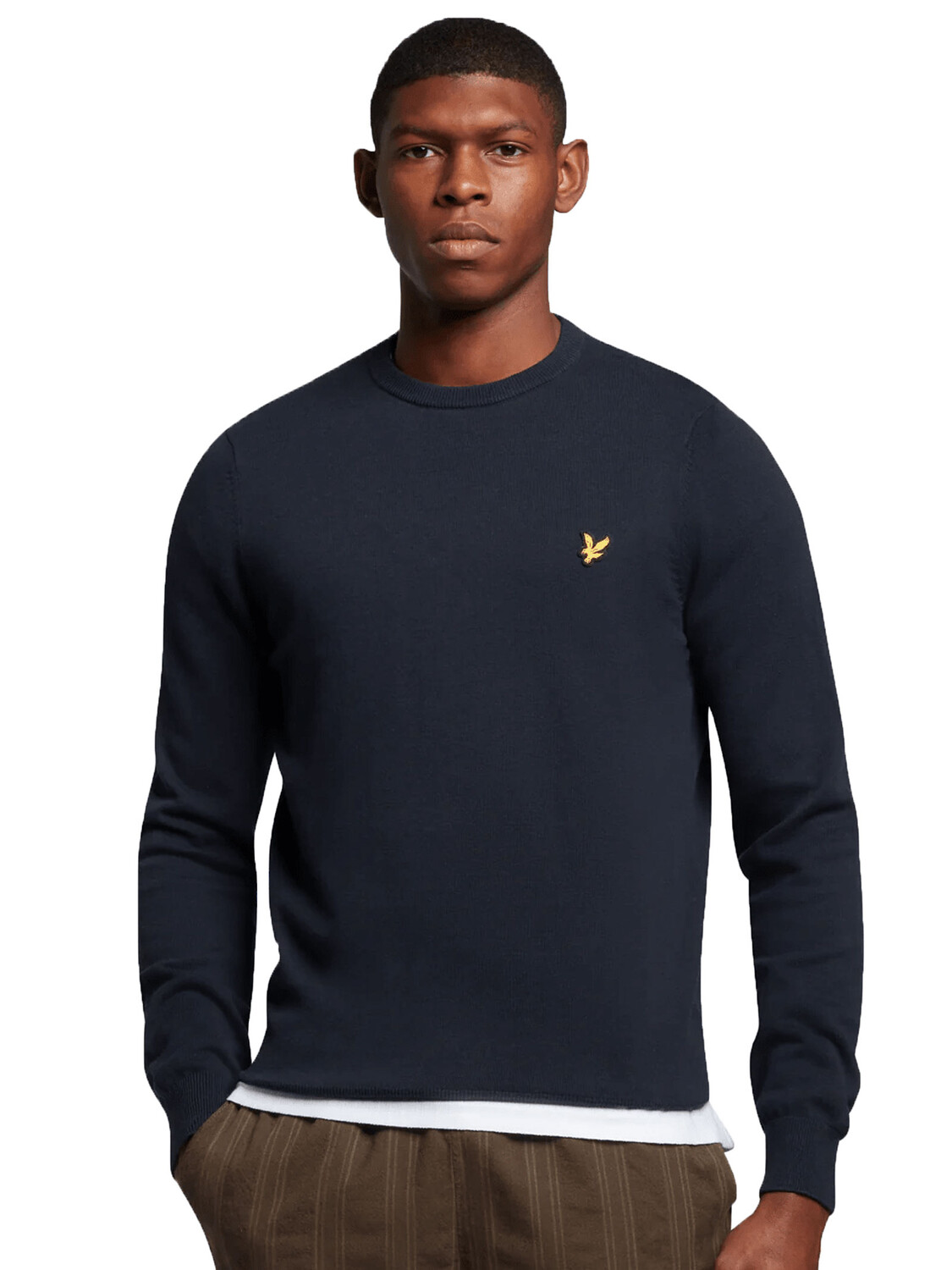 

LYLE & SCOTT Хлопковый свитер, синий