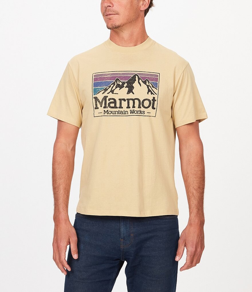 

Футболка Marmot MMW Gradient с короткими рукавами, бежевый