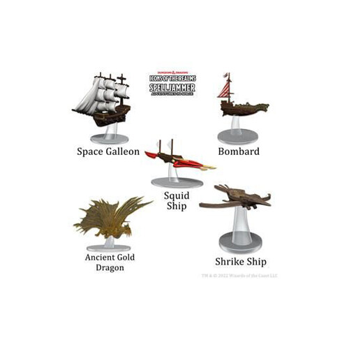 

Фигурки D&D Icons Of The Realms Miniatures: Welcome To Wildspace – Ship Scale