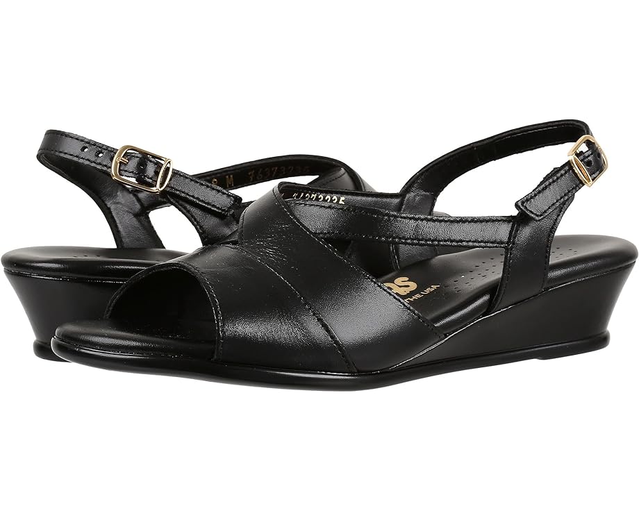 Туфли SAS Heeled Sandals, черный 2020 new medium heeled thick heeled baotou slippers female knitted outer wear word drag female sandals pointed half drag