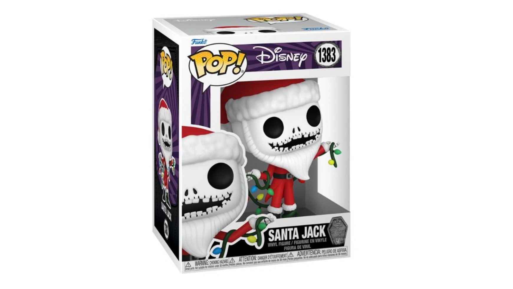 

Funko - Pop! Кошмар перед Рождеством, 30-летие Санта-Джек, винил