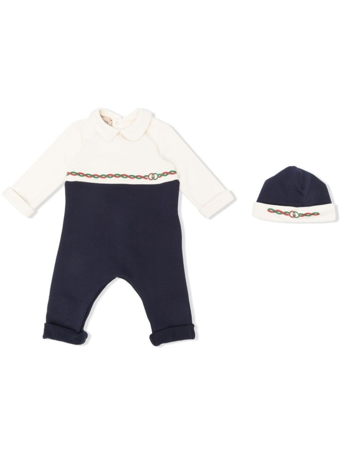 

Gucci Kids подарочный комплект с логотипом Interlocking G, синий