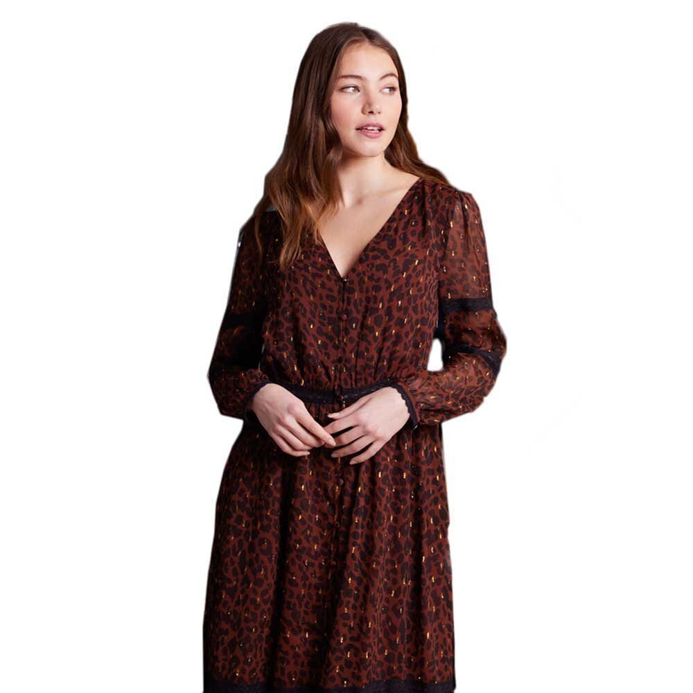 

Платье Superdry Woven Maxi, коричневый