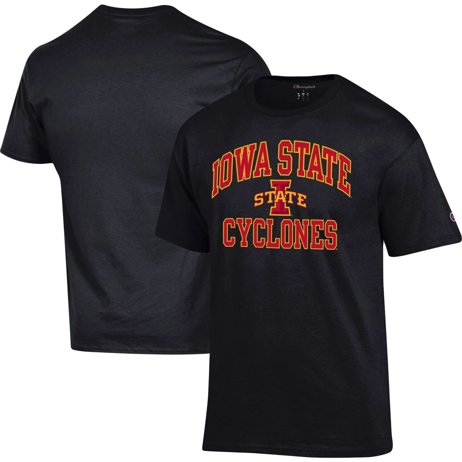 

Мужская черная футболка Iowa State Cyclones High Motor Champion, Черный