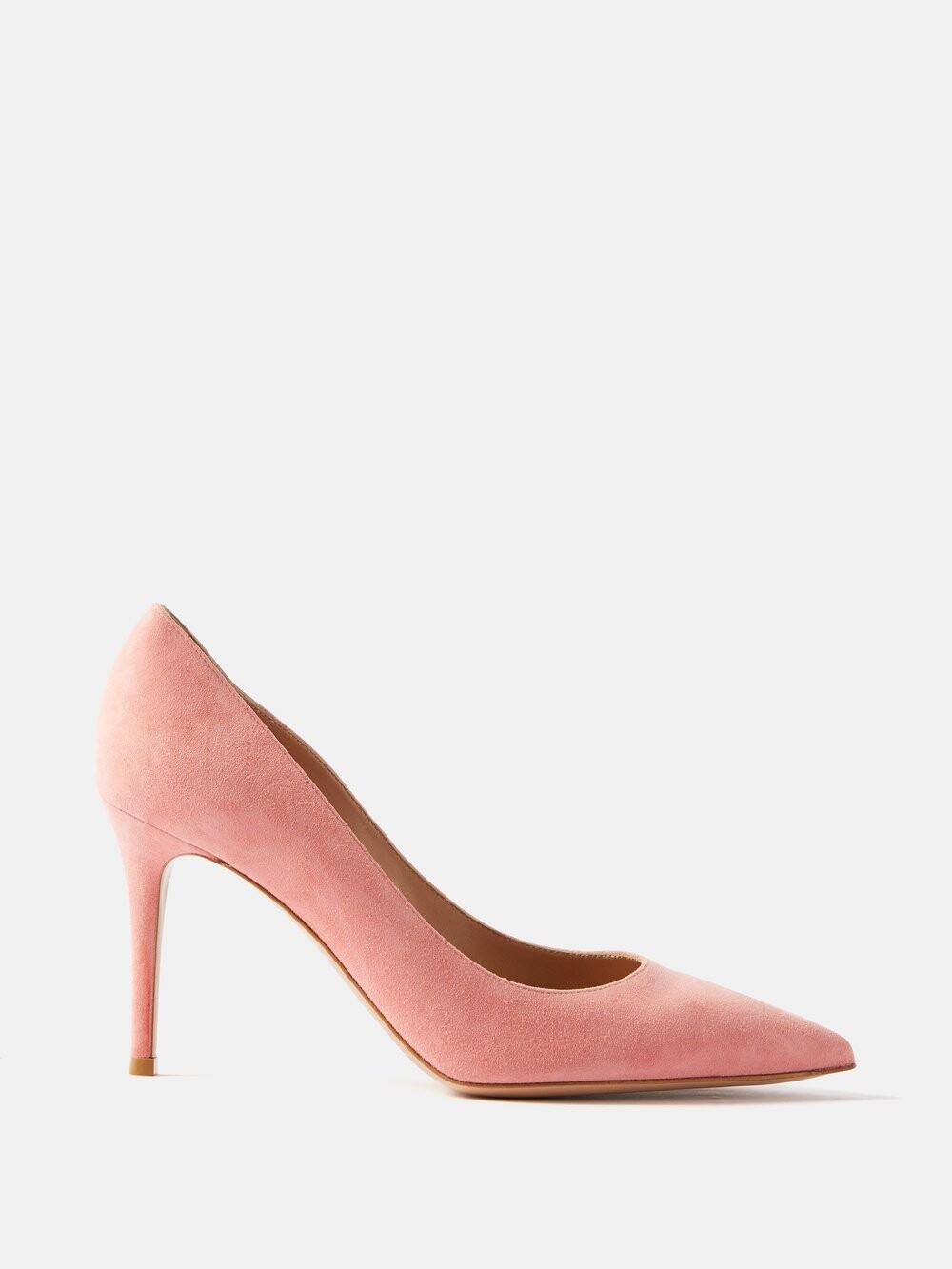 

Замшевые туфли gianvito 85 Gianvito Rossi, розовый