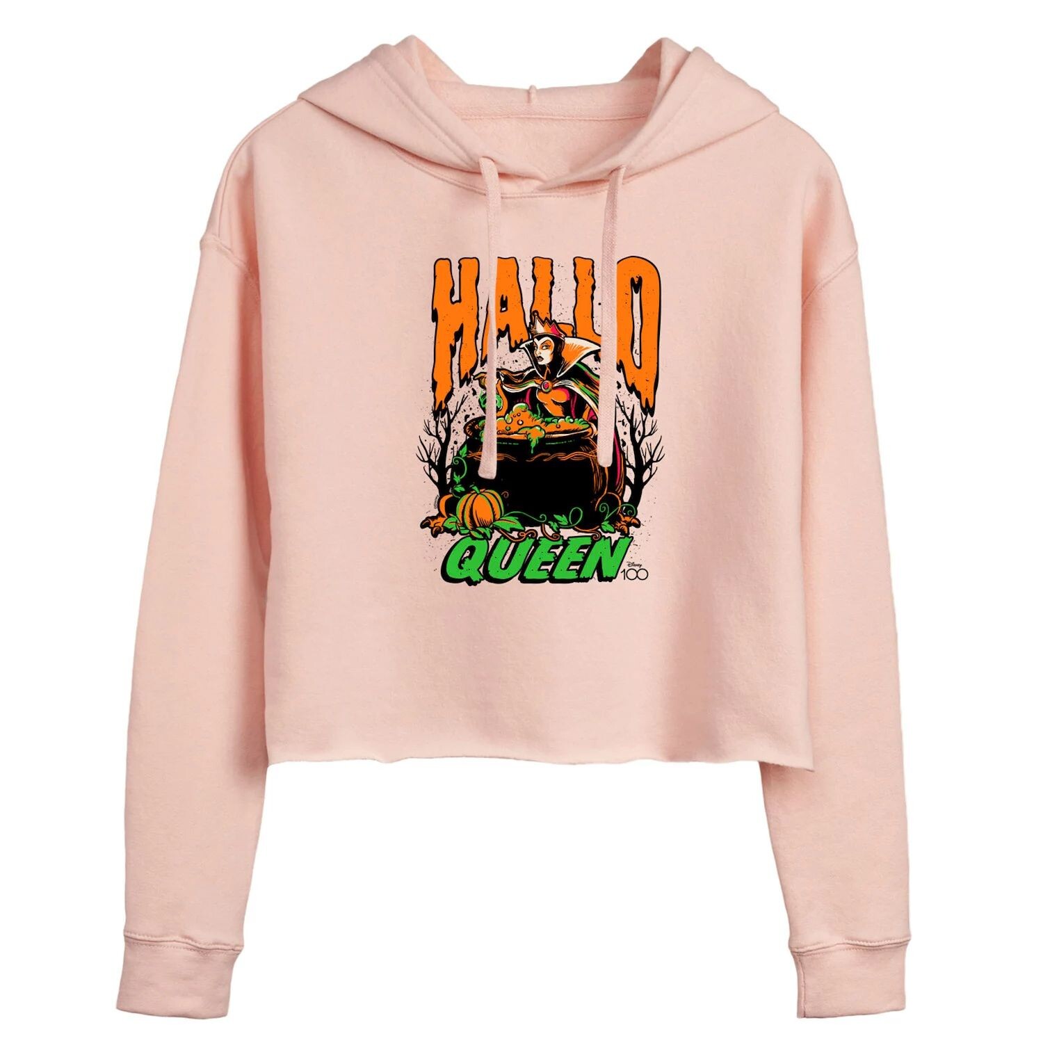 

Укороченная толстовка с рисунком Disney 100 Juniors Hallo Queen Licensed Character