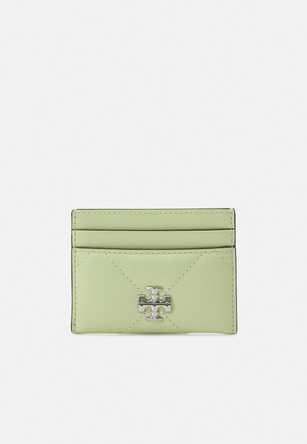 

Кошелек KIRA CHEVRON QUILT CARD CASE Tory Burch, зеленый