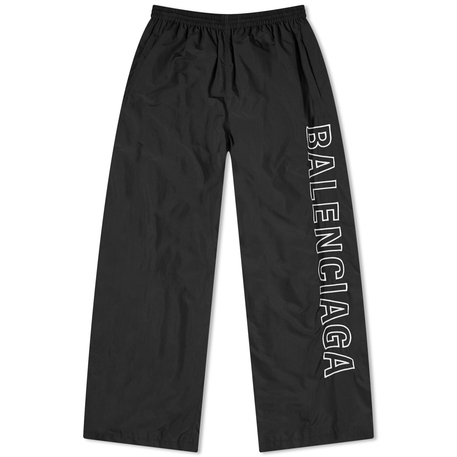

Брюки Balenciaga Logo Wide Track, черный