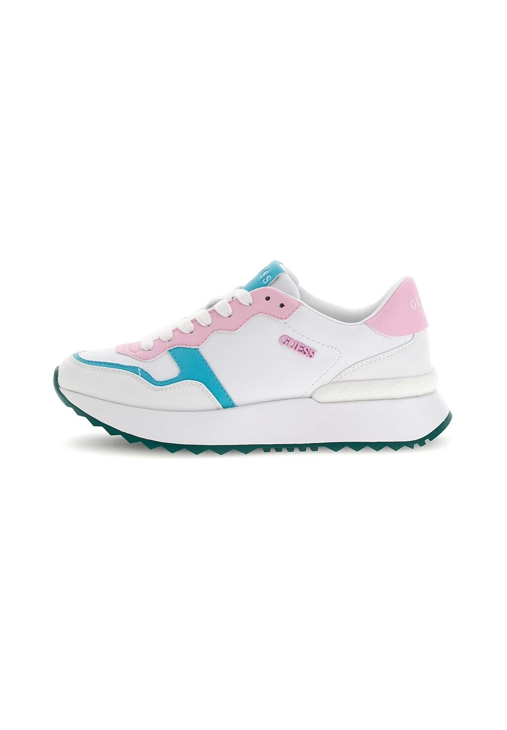 

Низкие кроссовки Vinsa 4G-Peony-Logo Guess, цвет roze multi