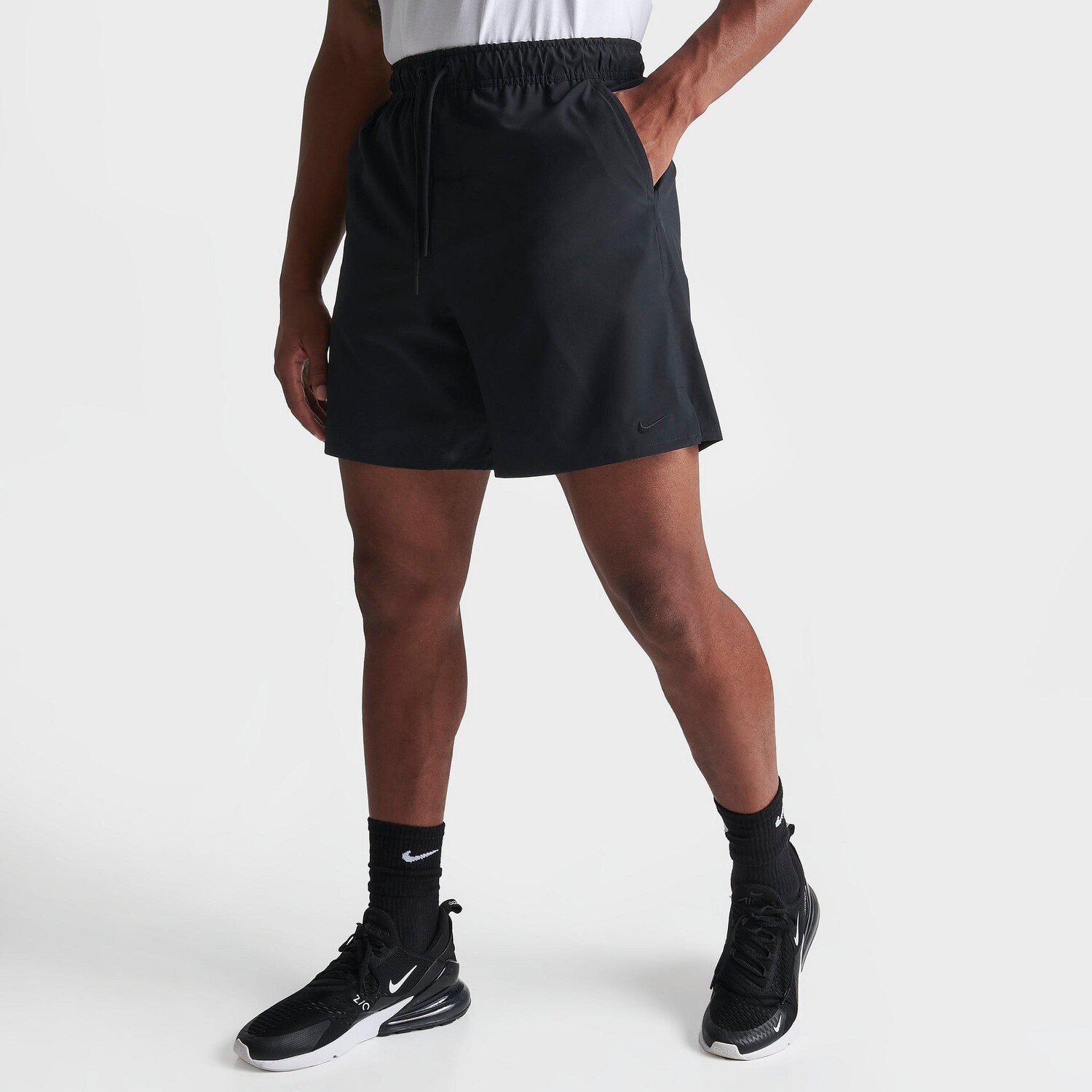 

Мужские универсальные шорты без подкладки Nike Unlimited Dri-FIT 7 дюймов, черный