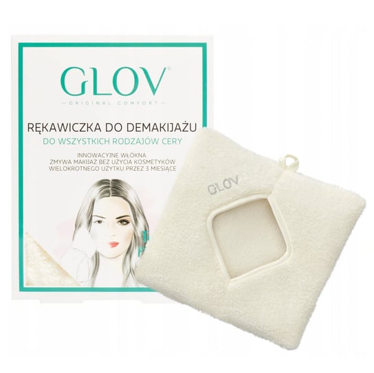 Перчатка для снятия макияжа Glov Comfort цвета слоновой кости